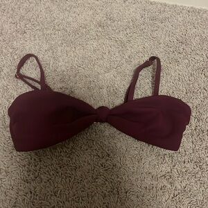 dark purple bikini top